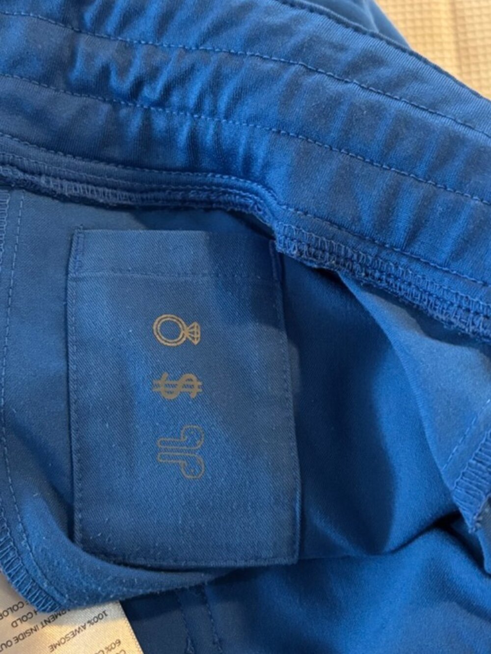 FIGS Royal Blue Zamora Jogger Scrub Pants Size XS Petite - Picture 6 of 6